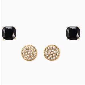 Stella & Dot - Luxe Stud Pack earrings, gold